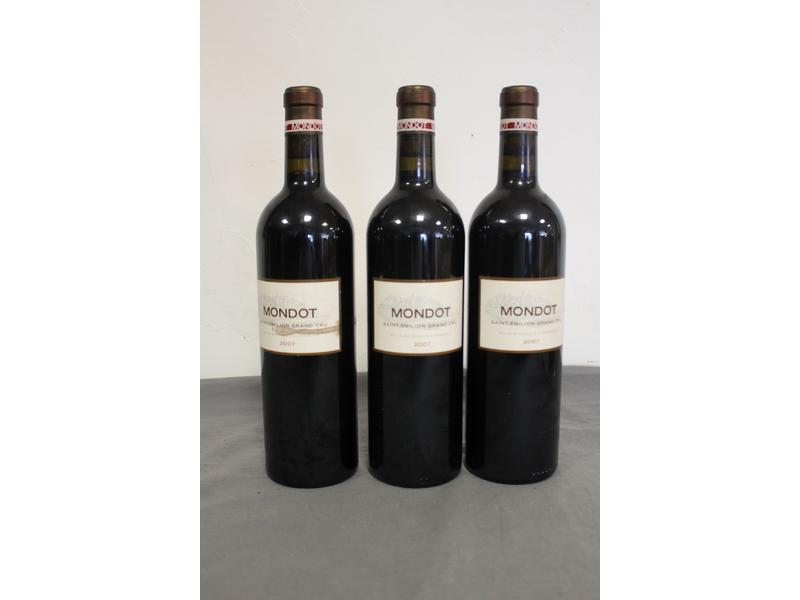 3 Blles CH. MONDOT St Emilion GC 2007