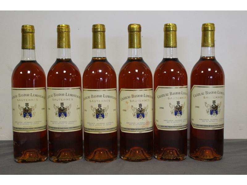 6 Blles CH. BASTOR LAMONTAGNE Sauternes ...
