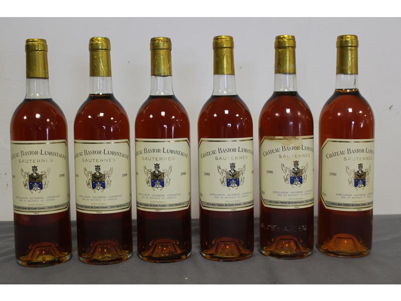 6 Blles CH. BASTOR LAMONTAGNE Sauternes ...