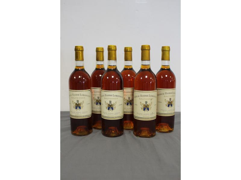 6 Blles CH. BASTOR LAMONTAGNE Sauternes ...