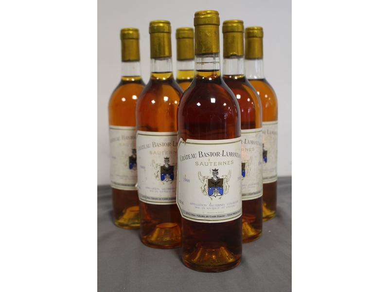 6 Blles CH. BASTOR LAMONTAGNE Sauternes ...
