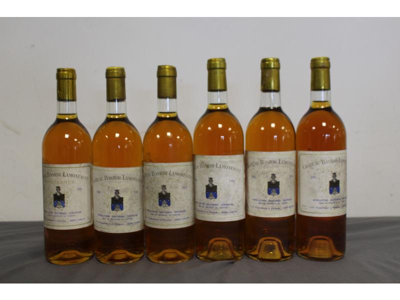 6 Blles CH. BASTOR LAMONTAGNE Sauternes ...