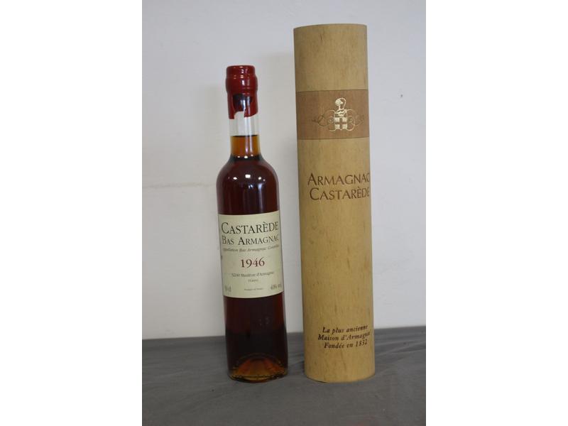 1 x 50cl Bas Armagnac CASTAREDE 1946 mise...