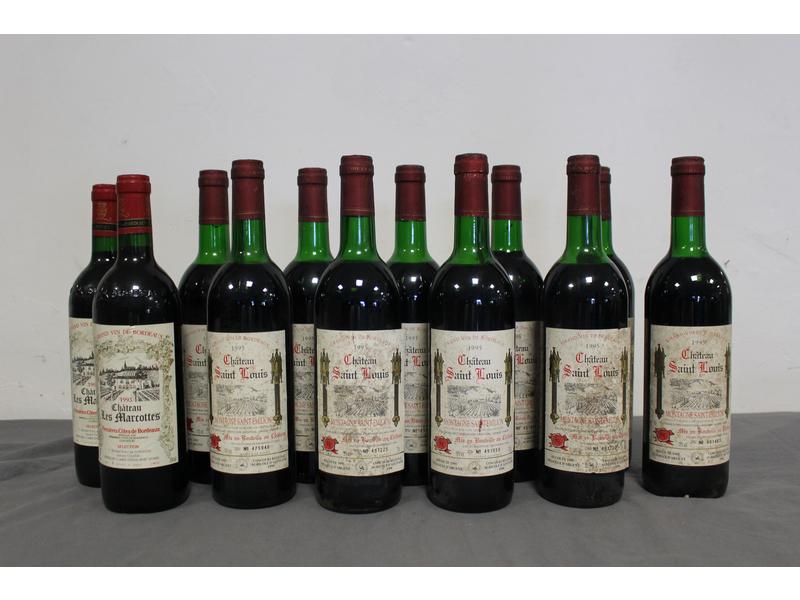 Lot de 12 blles comprenant :