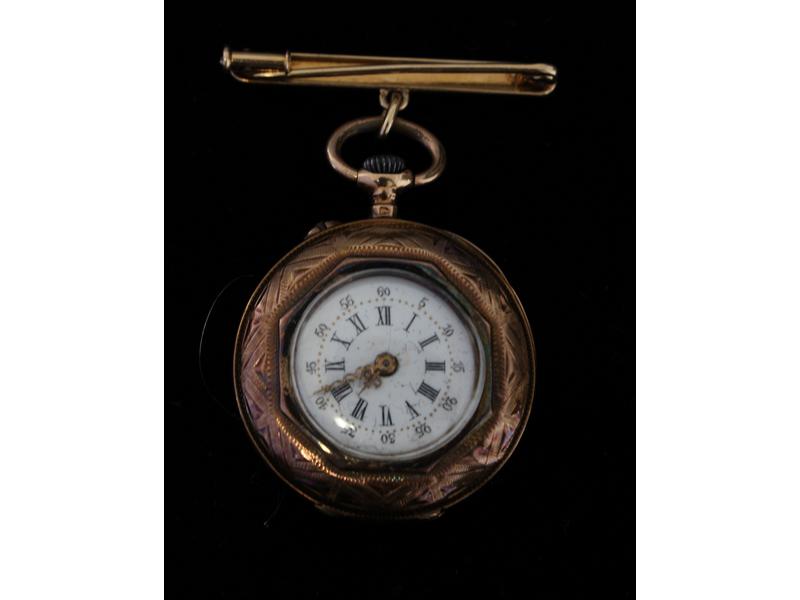 MONTRE DE COL avec barette, et cache-poussière...