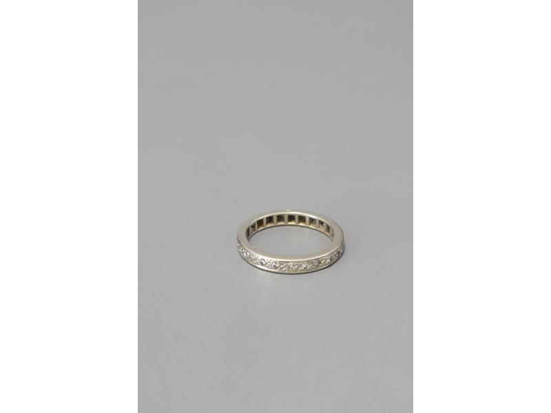 ALLIANCE AMERICAINE en or gris (18K) sertie...