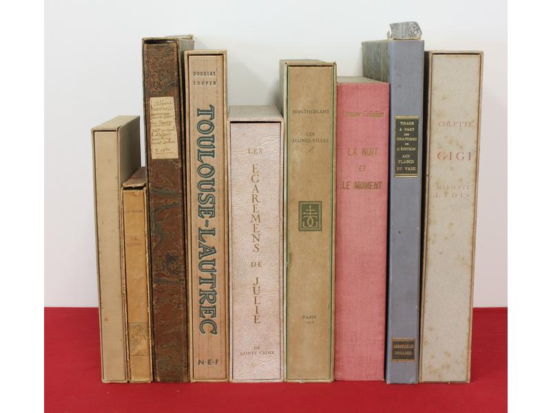 [EROTICA] - 8 ouvrages in-folio en carto...