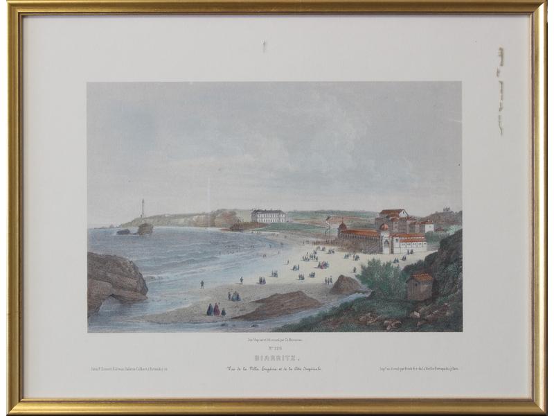 Vue du port de Bayonne