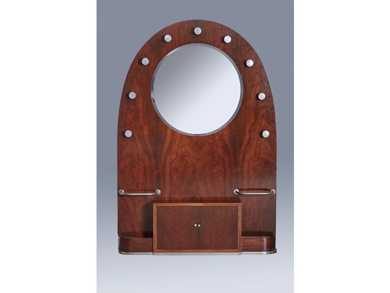 PORTE-MANTEAU en placage de palissandre,...