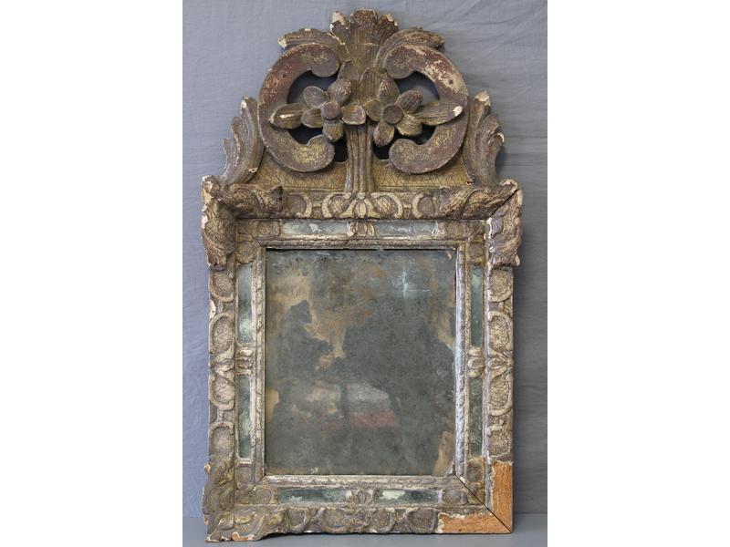 MIROIR rectangulaire au mercure dans un cadre...