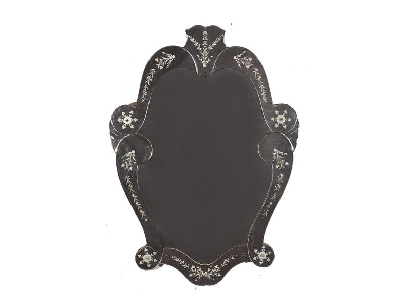 MIROIR chantourné de type Venise gravé de...