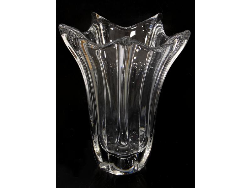 DAUM FRANCE Vase cristal Signé 