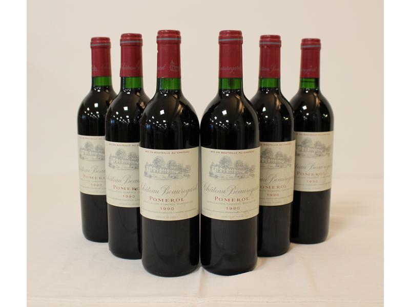 6 Blles CH. BEAUREGARD Pomerol 1990
Et.:...
