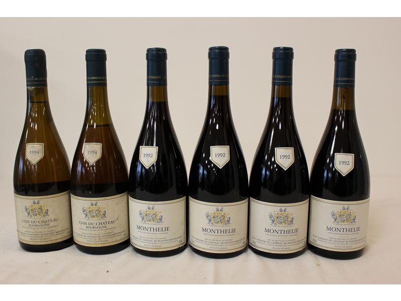 Lot de 6 blles comprenant :
4 Blles MONTELIE...