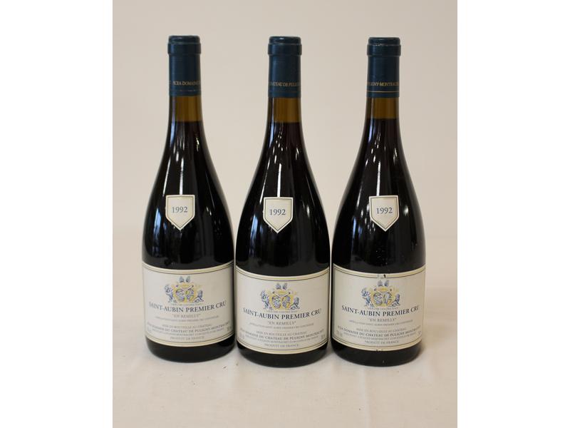 3 Blles ST AUBIN 1er Cru "En Remilly" mise...