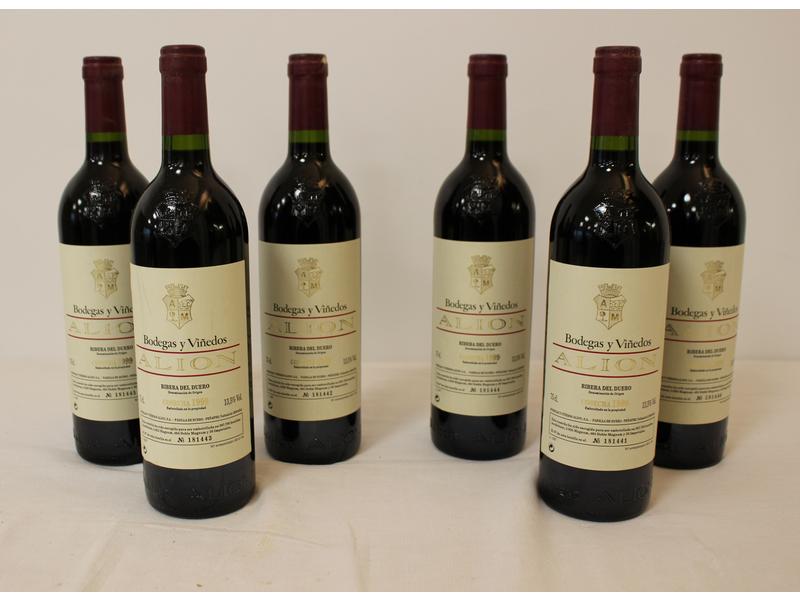 6 Blles RIBERA  DEL DUERO mise Alion 1999
Présentation...