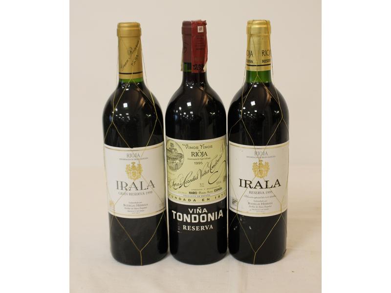 Lot de 3 blles comprenant :
1 Blle RIOJA...