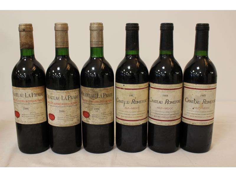 Lot de 6 blles comprenant :
3 Blles CH. LA...