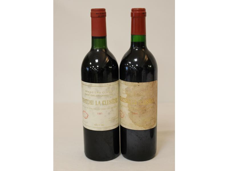2 Blles CH. LA CLUSIÈRE St Emilion GCC 
1...