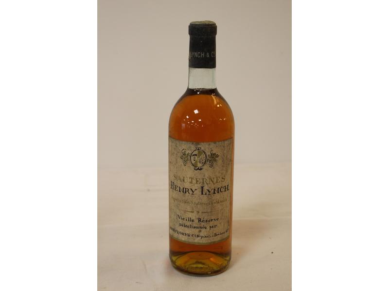 1 Blle SAUTERNES  HENRY LYNCH mise nég. ...