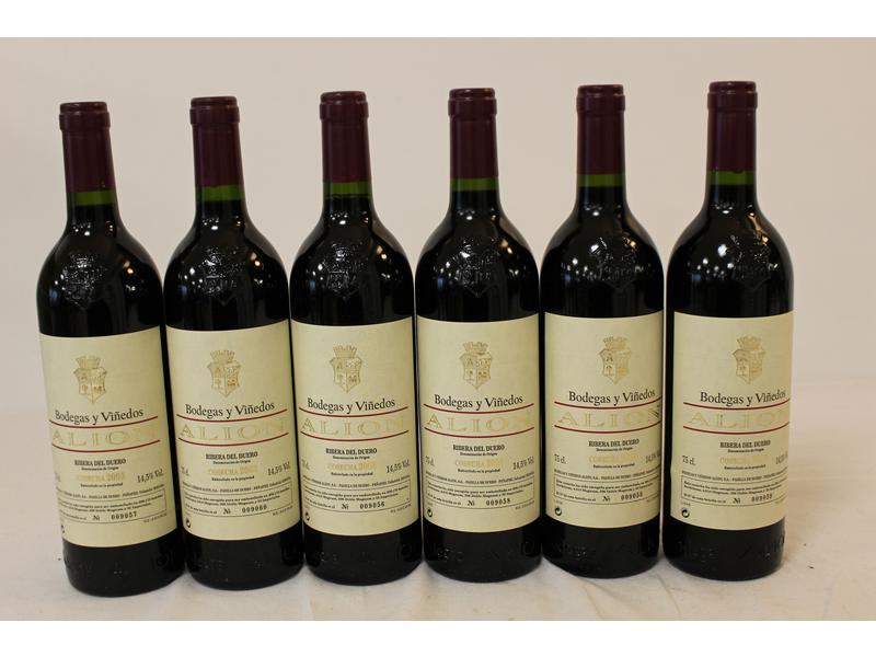 6 Blles RIBERA DEL DUERO mise Alion 2003