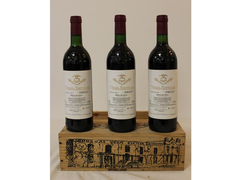 3 Blles VEGA SICILIA  Unico 1962