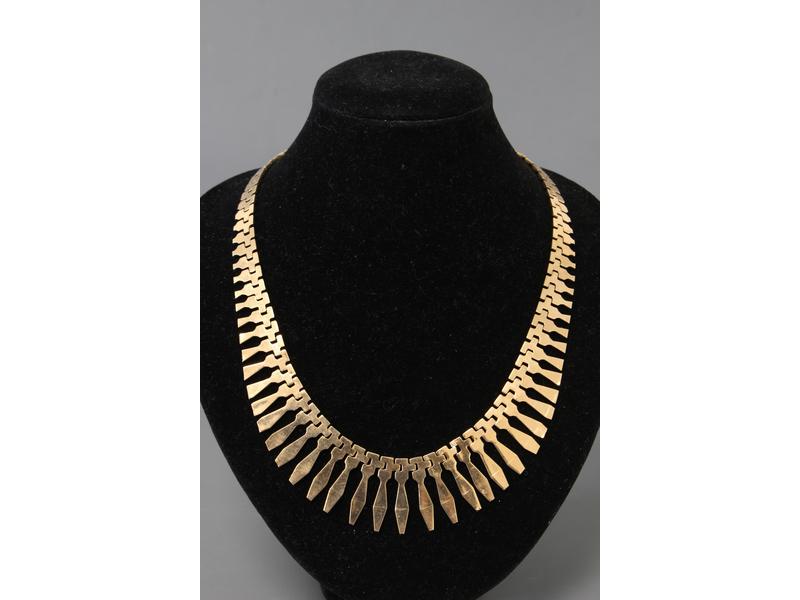 COLLIER en or 14K à à maillons losangiques...