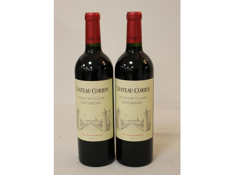 2 Blles CH. CORBIN St Emilion GCC 2008