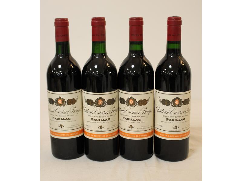 4 Blles CH. CROIZET BAGES Pauillac GCC 1...