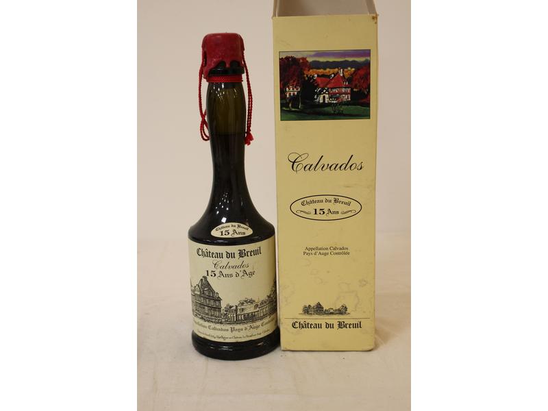 1 Blle CALVADOS 15 ans d'âge mise Château...