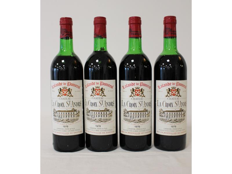 4 Blles CH. CROIX ST ANDRE, Lalande de Pomerol,...