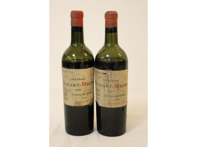 2 Blles CH. DUHART MILON Pauillac 1924