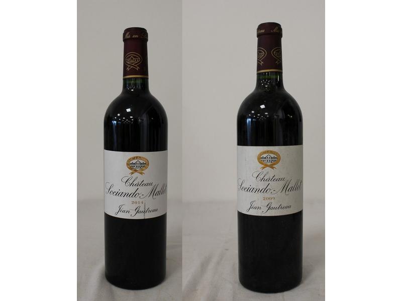 2 Blles CH. SOCIANDO MALLET Haut Médoc 1...