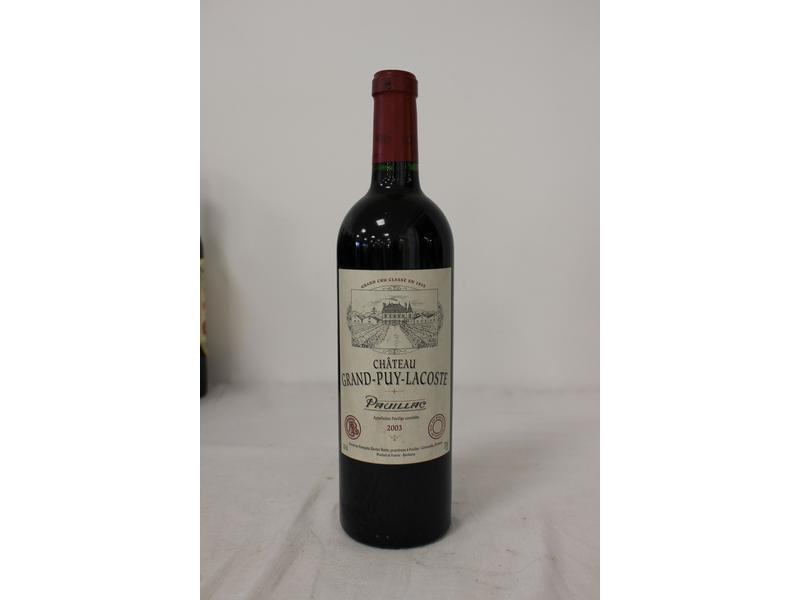 1 Blle CH. GRAND PUY LACOSTE Pauillac GCC...