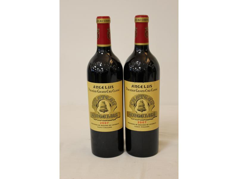 2 Blles CH. ANGÉLUS St Emilion 1er GCC 2007
Et.:...