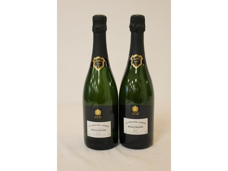 2 Blles Champagne BOLLINGER Brut La Grande...