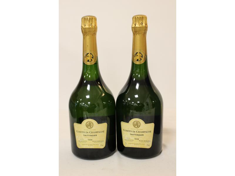 2 Mags Champagne TAITTINGER ""Comtes de Champagne""...