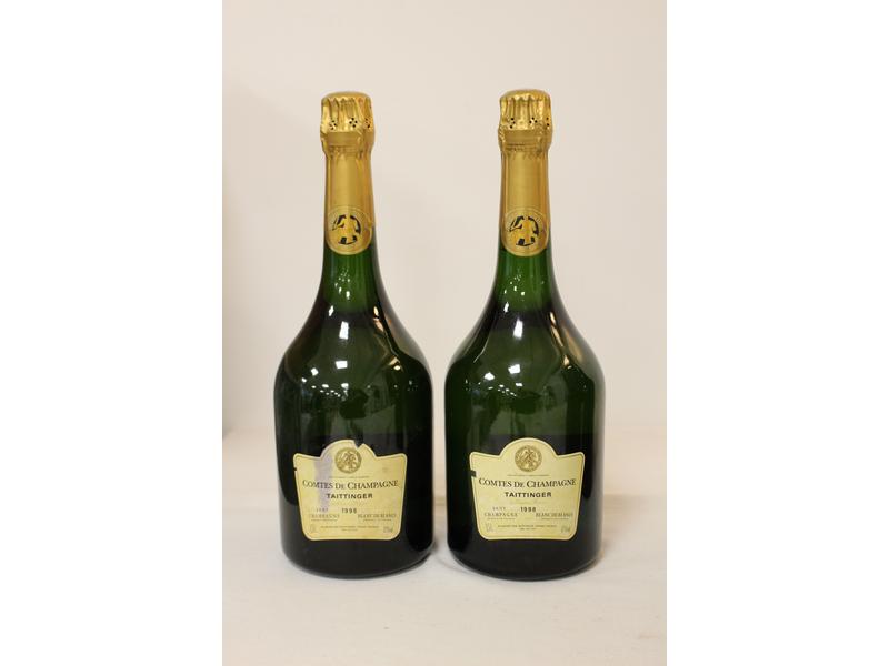 2 Mags Champagne TAITTINGER ""Comtes de Champagne""...