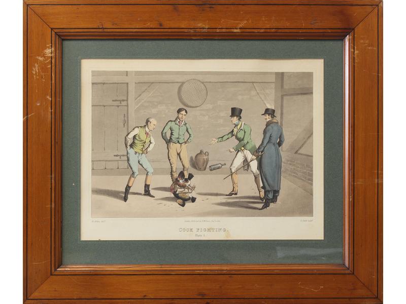 TROIS LITHOGRAPHIES en couleurs, d'après...