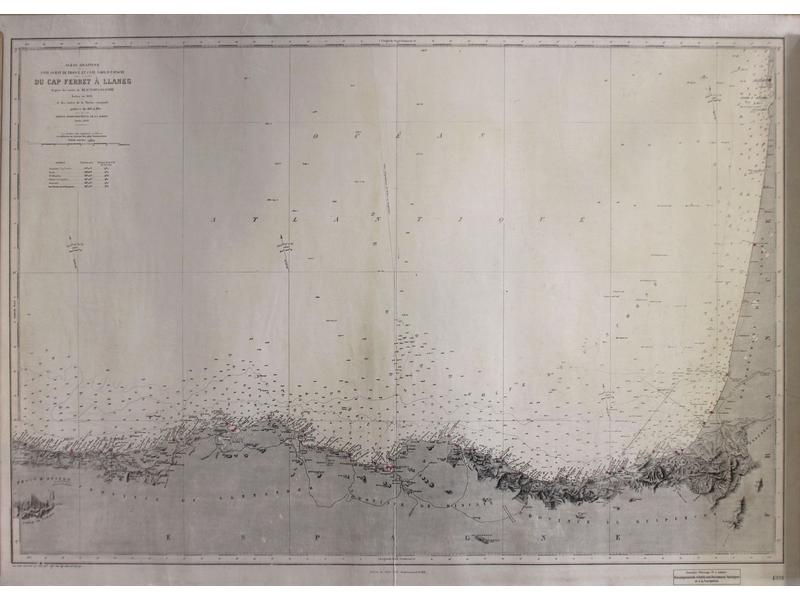 Carte Lithologique sous-marine des Côtes...