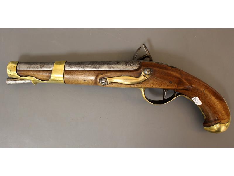 PISTOLET DE CAVALERIE à silex, modèle 1775,...