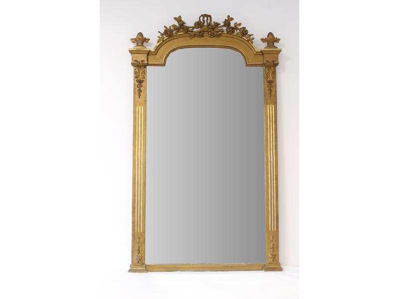 MIROIR DE CHEMINÉE biseauté rectangulaire...