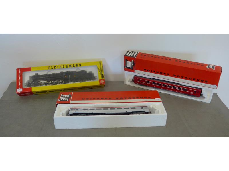 HO - FLEISCHMANN - Locomotive 150 noir et...
