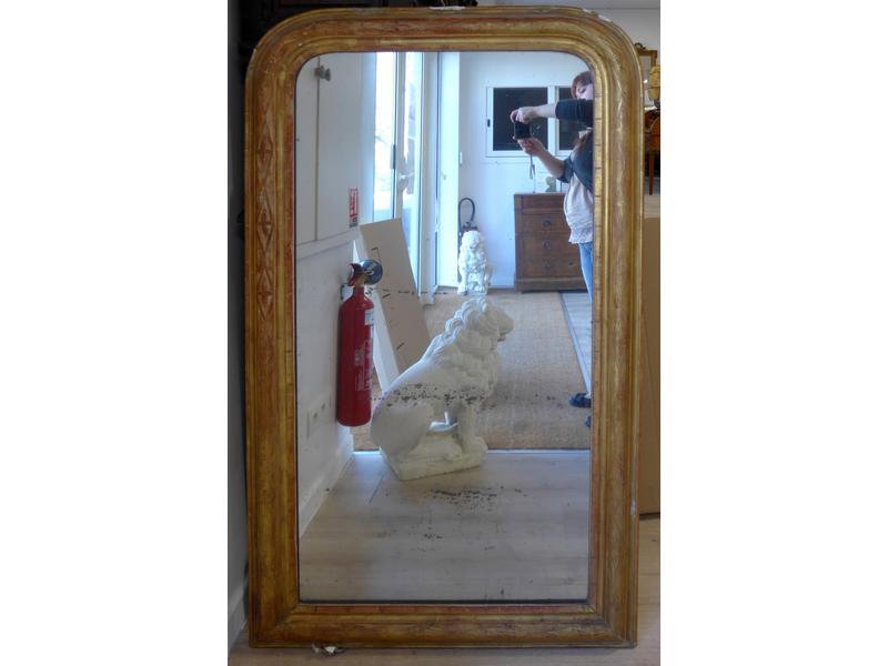 MIROIR rectangulaire de cheminée dans un...