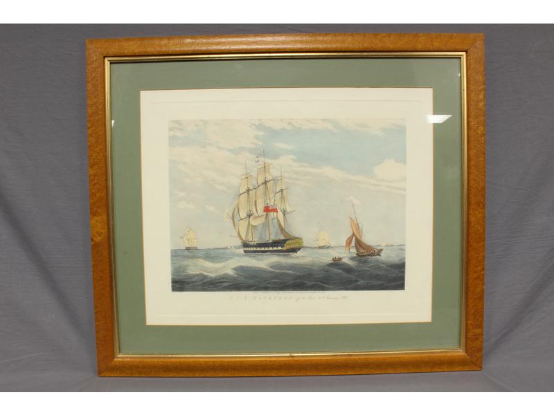 TROIS GRAVURES anglaises en couleurs d'après...