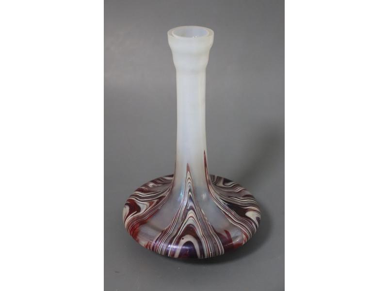 VASE soliflore en pâte de verre multicouche...
