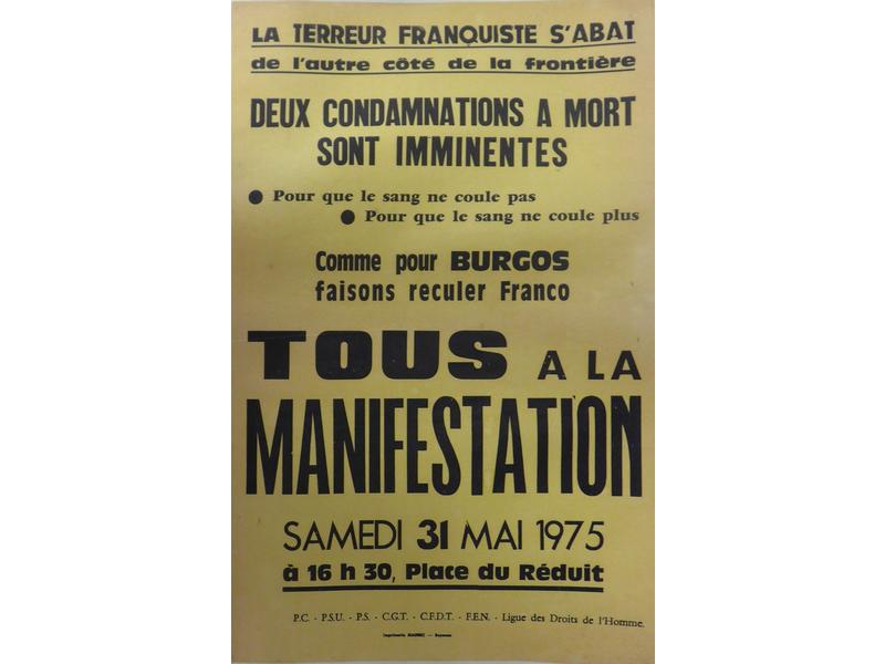 TROIS AFFICHES POLITIQUES du Pays Basque