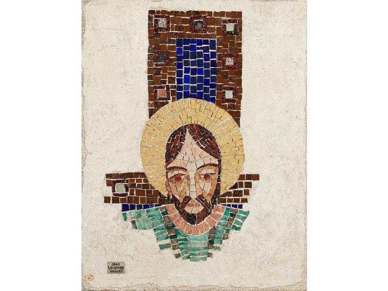 Tête de Christ en croix