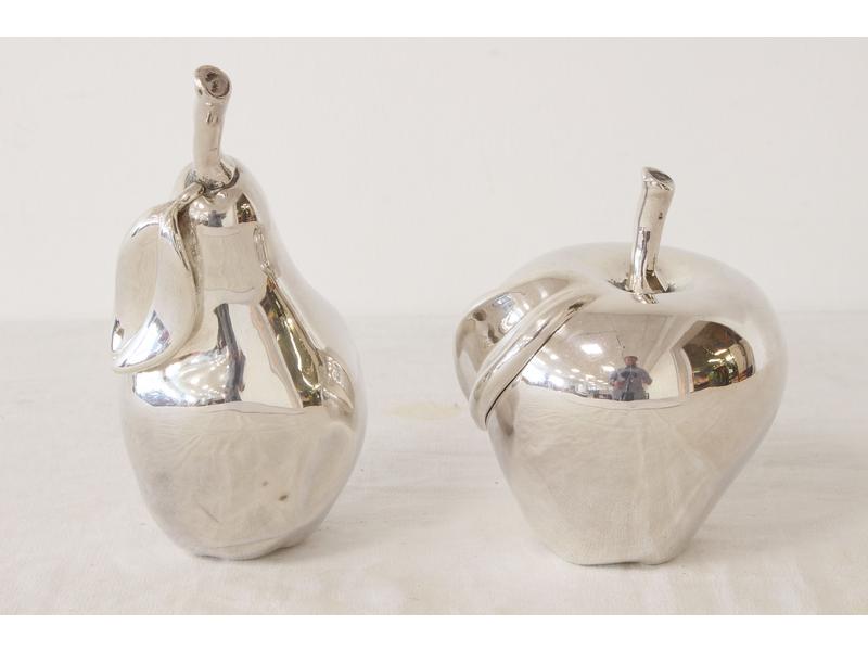 POMME (Haut. 14 cm) et POIRE (Haut. 18 cm...