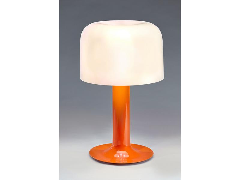 LAMPE à piètement cylindrique et base circulaire...